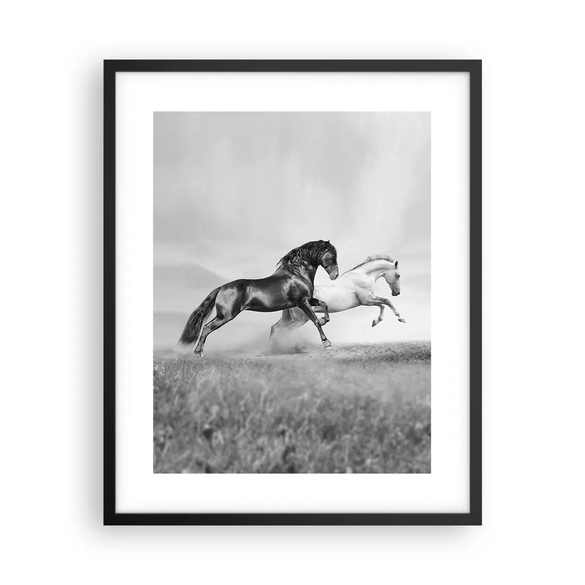 Poster in einem schwarzem Rahmen - Engel und Dämonen - 40x50 cm