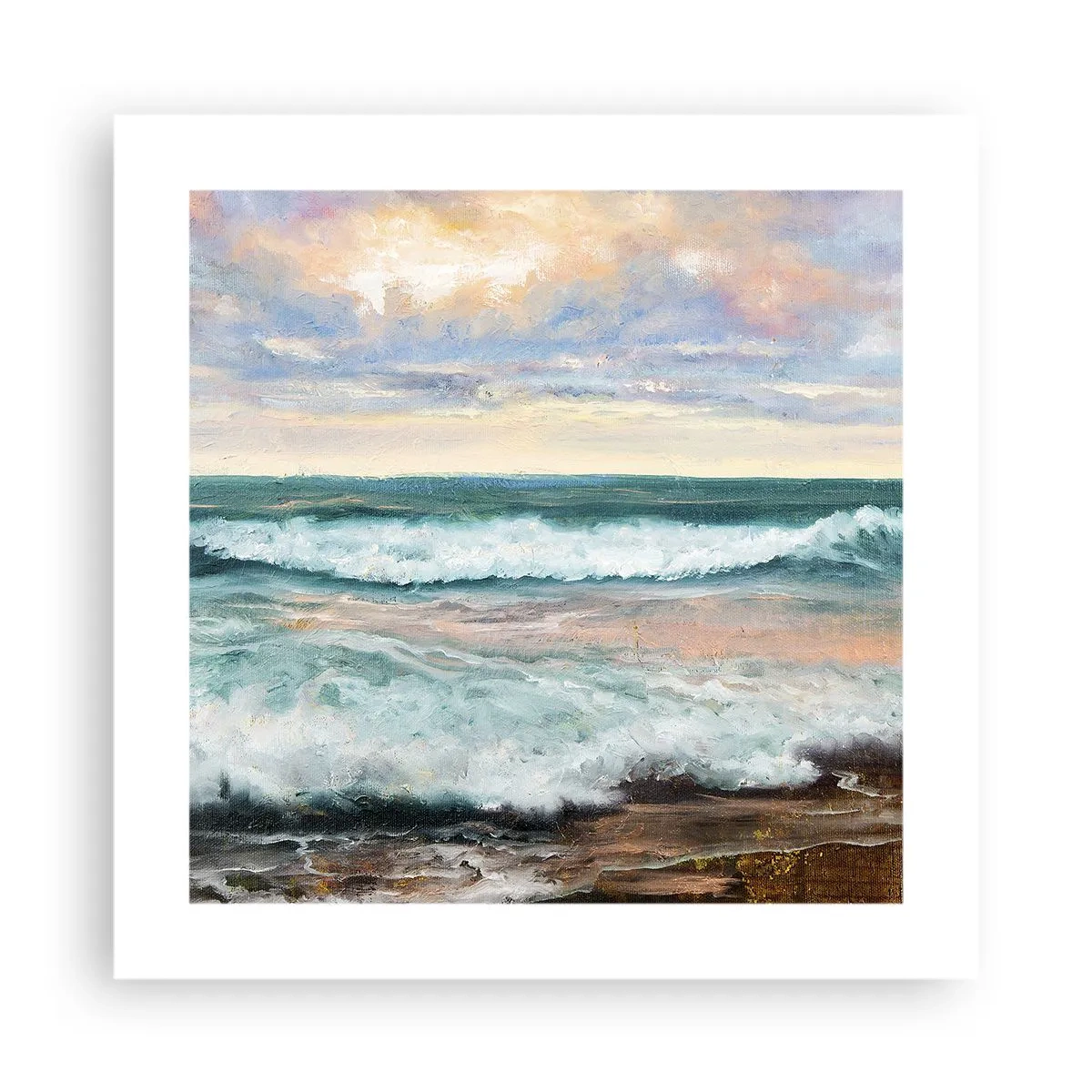 Poster - Hier werden Sie Ihre Seele baumeln lassen - 40x40 cm