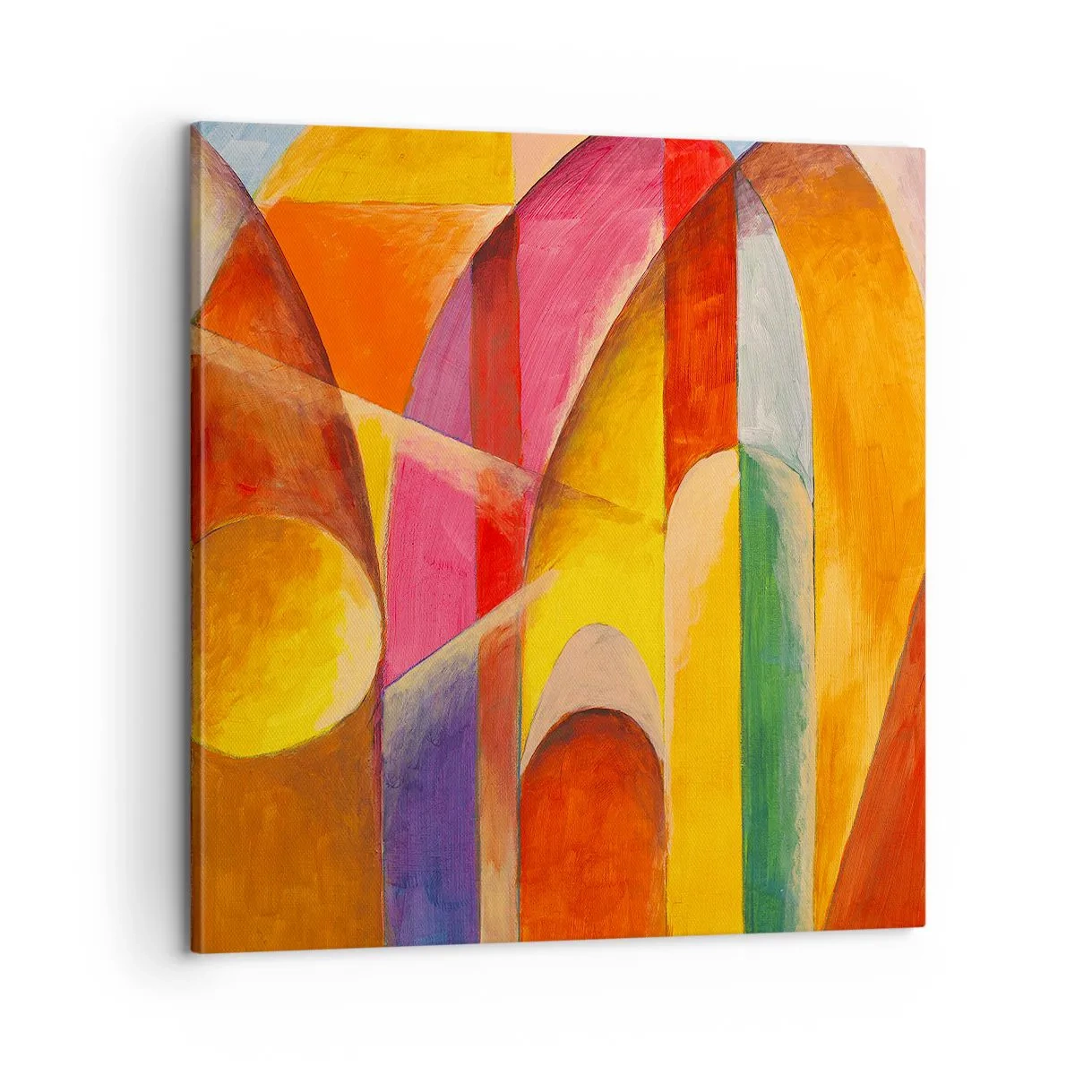 Bild auf Leinwand - Leinwandbild - Kathedrale der Sonne - 60x60 cm