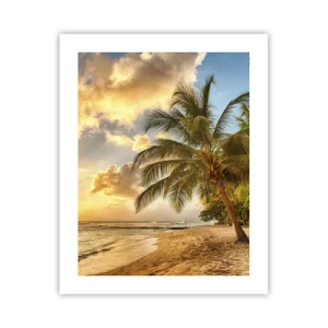 Poster - Ewiger Sommer, immer Urlaub - 40x50 cm