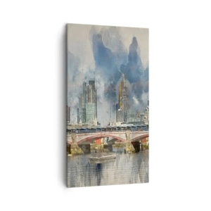 Bild auf Leinwand - Leinwandbild - London in seiner ganzen Pracht - 45x80 cm