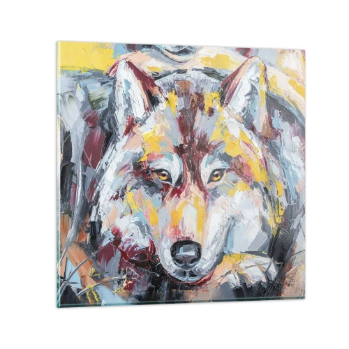 Glasbild - Bild auf glas - Seelenfrieden unter den Lieben - 70x70 cm