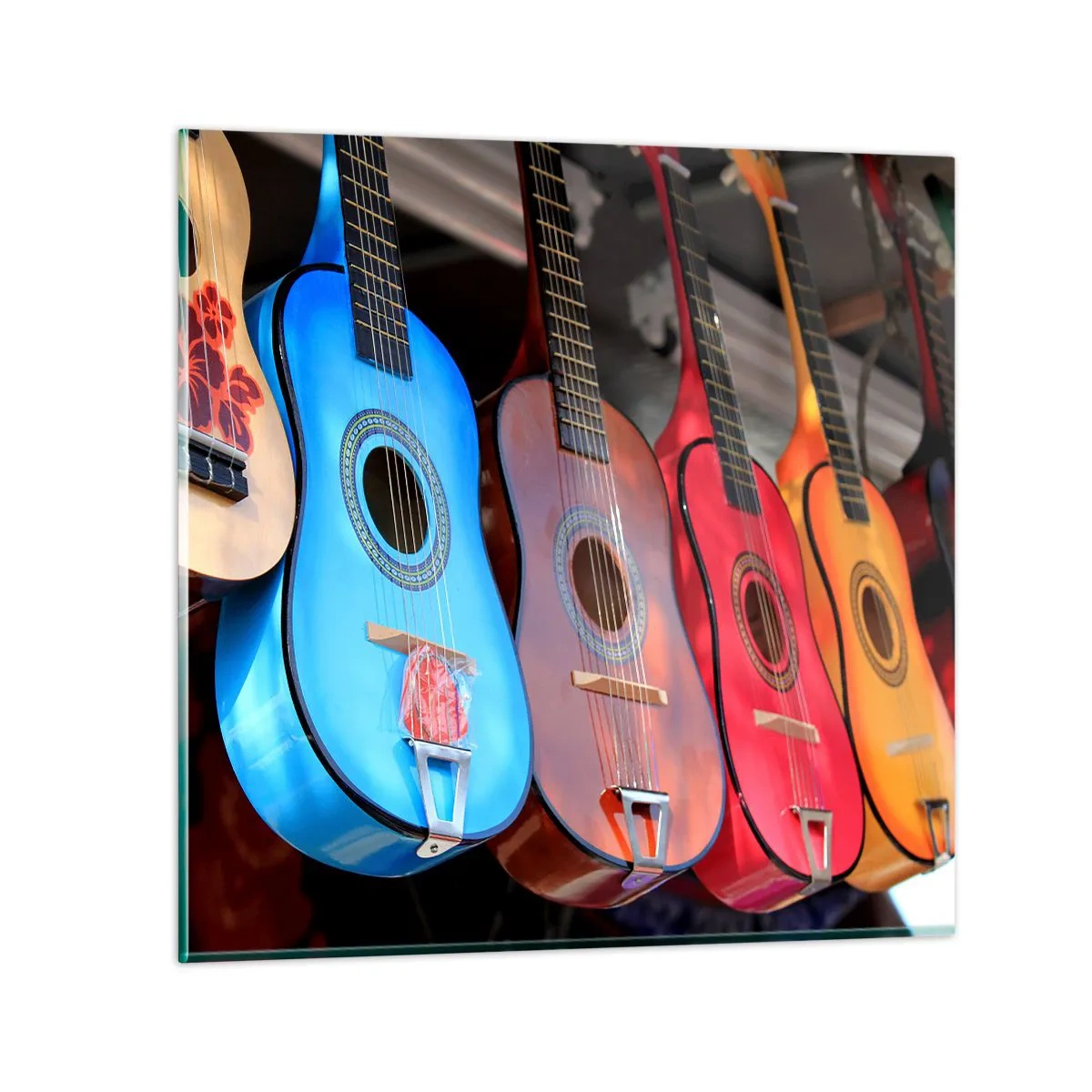 Glasbild - Bild auf glas - Lateinische Atmosphäre - 60x60 cm