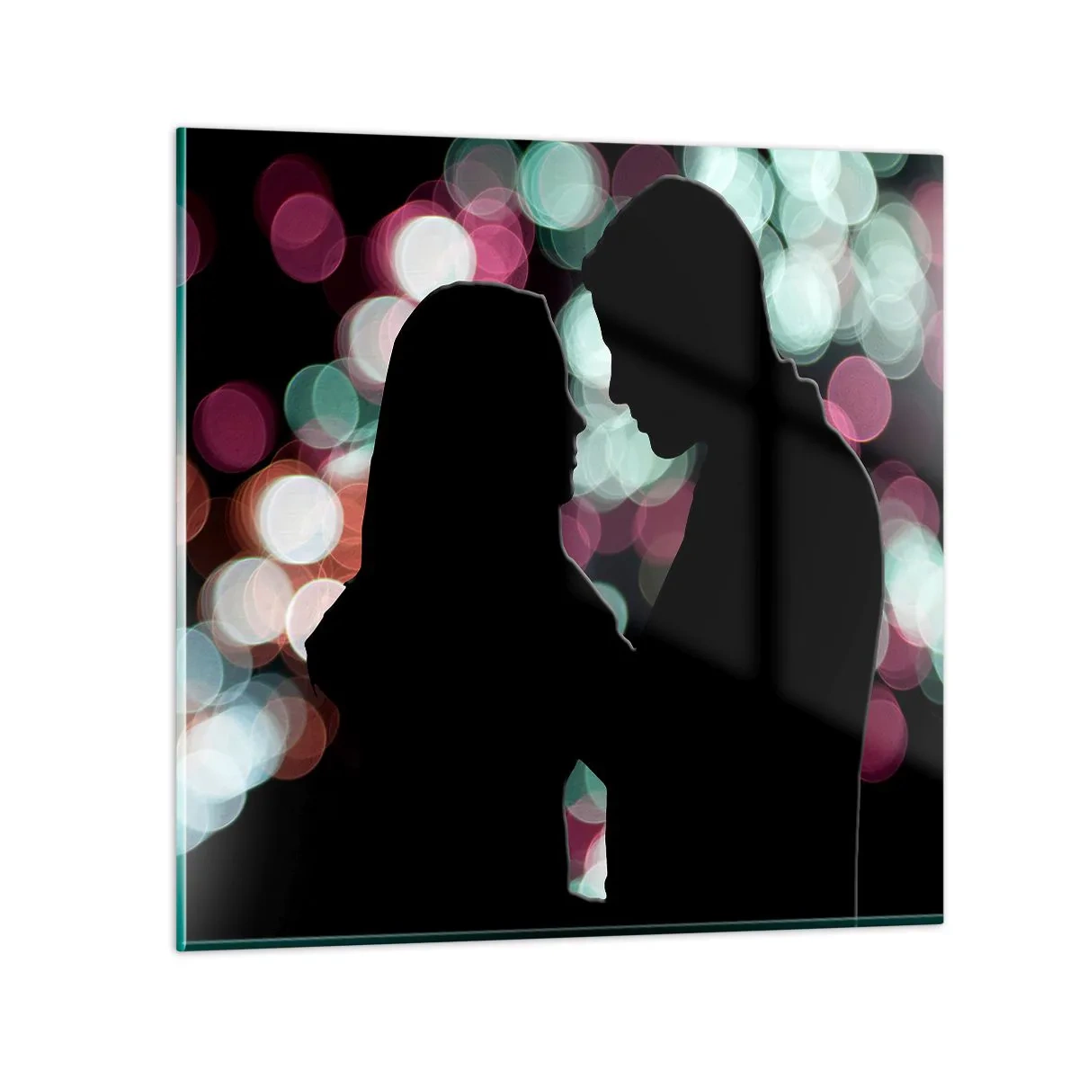 Glasbild - Bild auf glas - Jawohl! - 50x50 cm