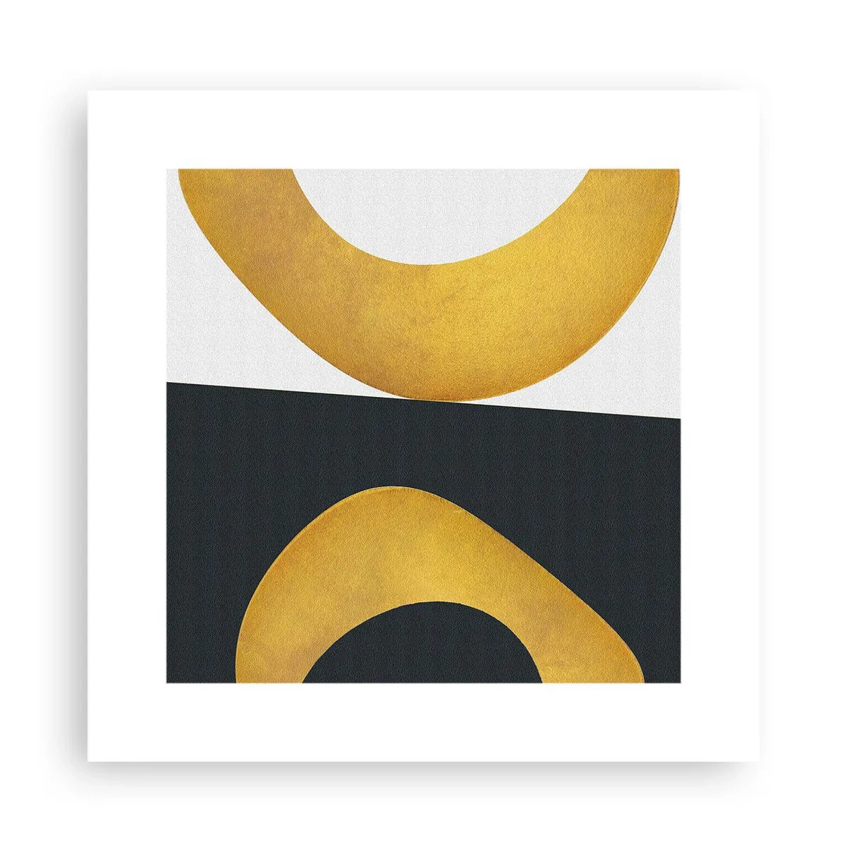Poster - Erstens: Gold - 30x30 cm