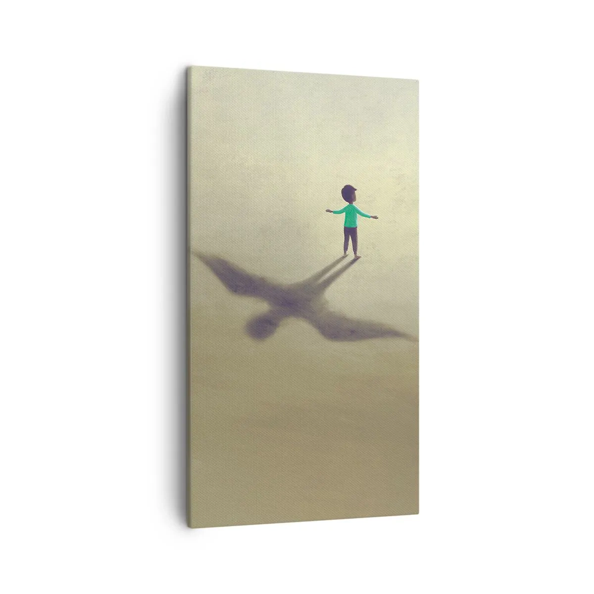 Bild auf Leinwand - Leinwandbild - Der Held der Zukunft - 45x80 cm