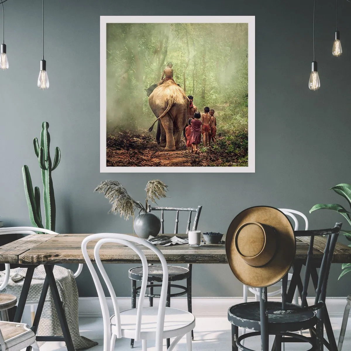 Poster - Neues Dschungelbuch - 60x60 cm