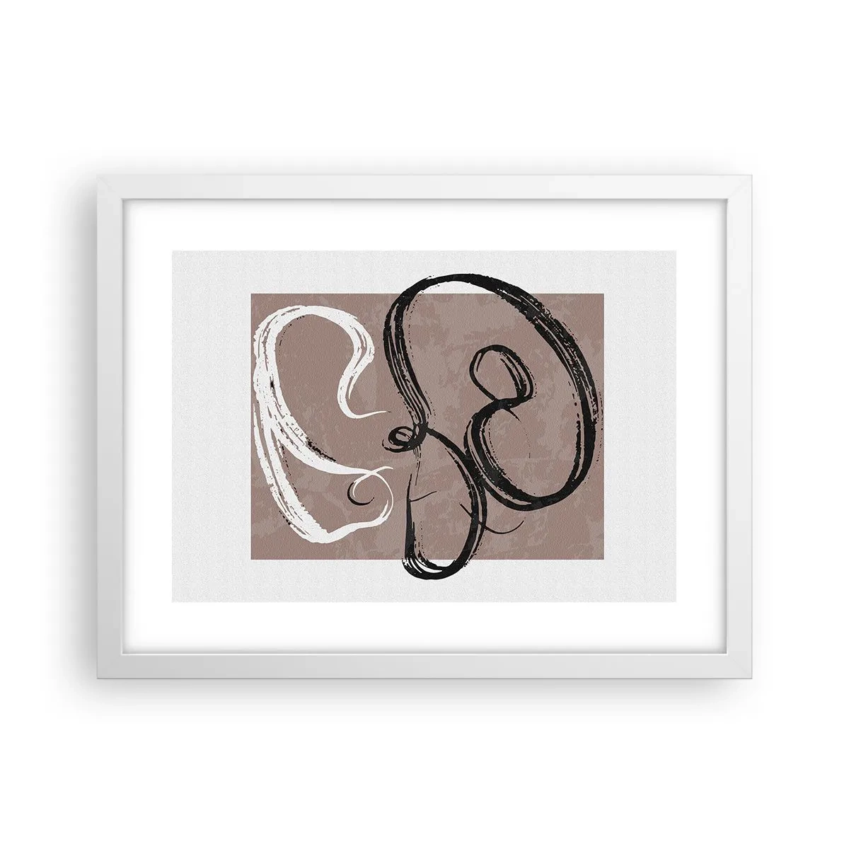 Poster in einem weißen Rahmen - Komposition – die Suche nach Fülle - 40x30 cm