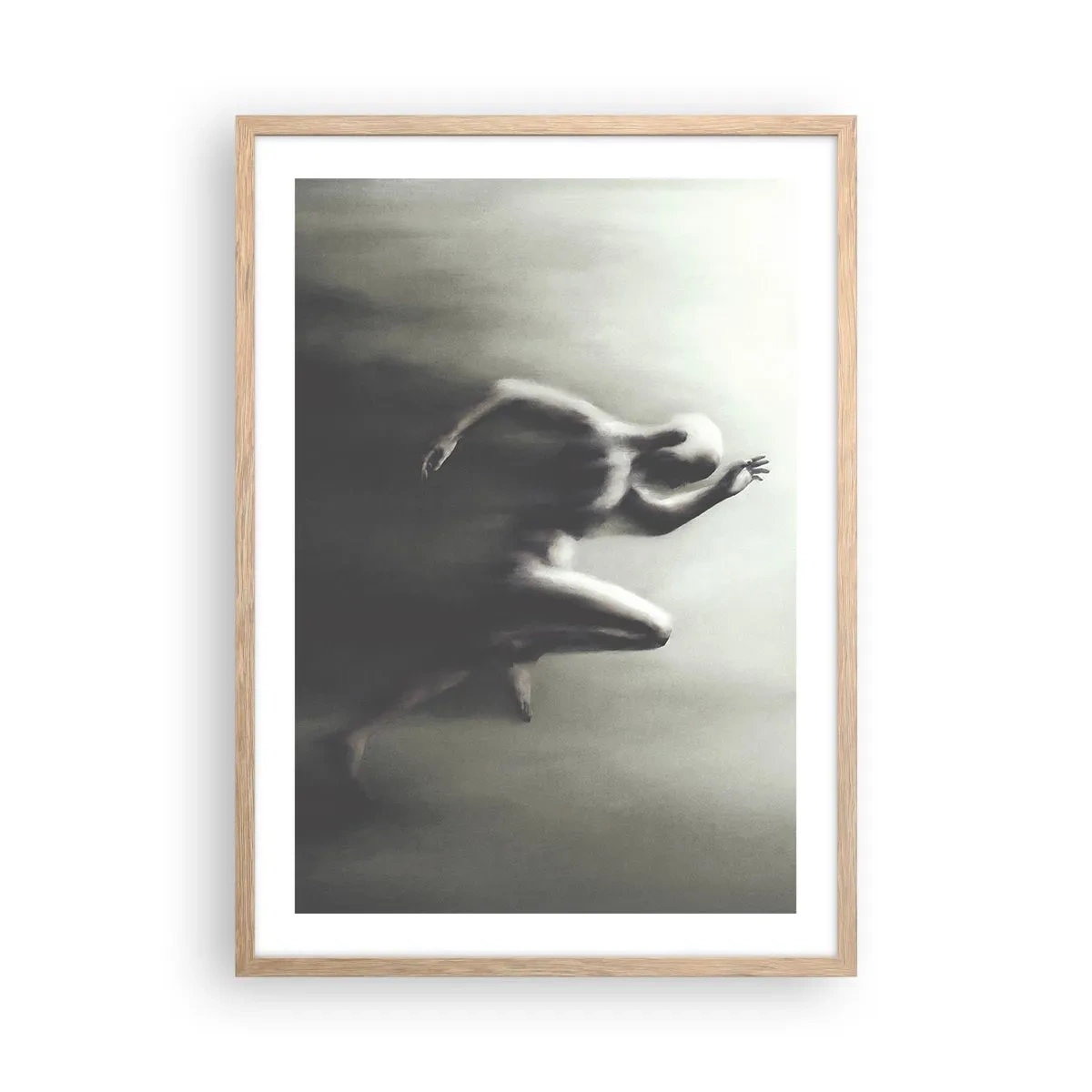 Poster in einem Rahmen aus heller Eiche - Unwiderstehlich - 50x70 cm