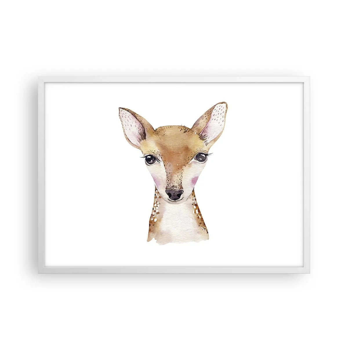 Poster in einem weißen Rahmen - Die Natur der Unschuld - 70x50 cm