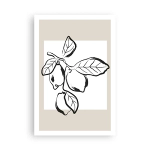 Poster - Dort, wo Zitronen reifen… - 61x91 cm