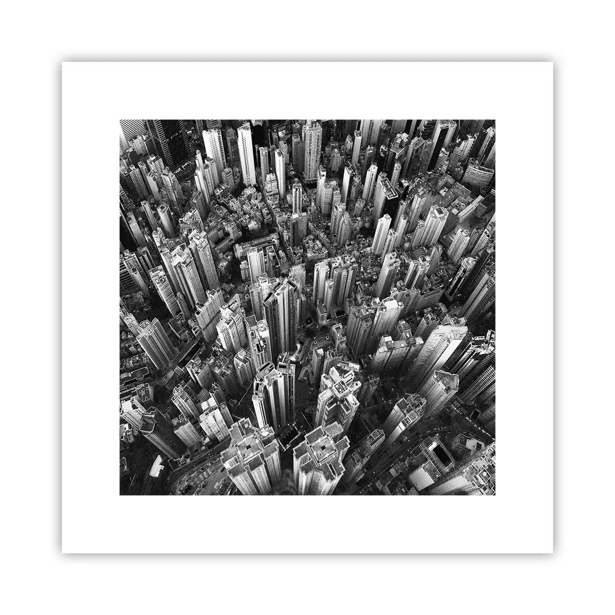 Poster - Immer höher und höher - 30x30 cm