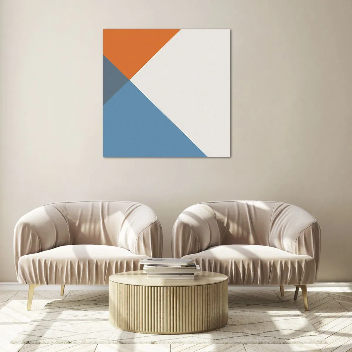 Glasbild - Bild auf glas - In einem Winkel… - 70x70 cm