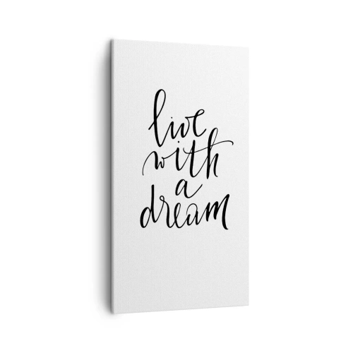 Bild auf Leinwand - Leinwandbild - Na sicher - 45x80 cm