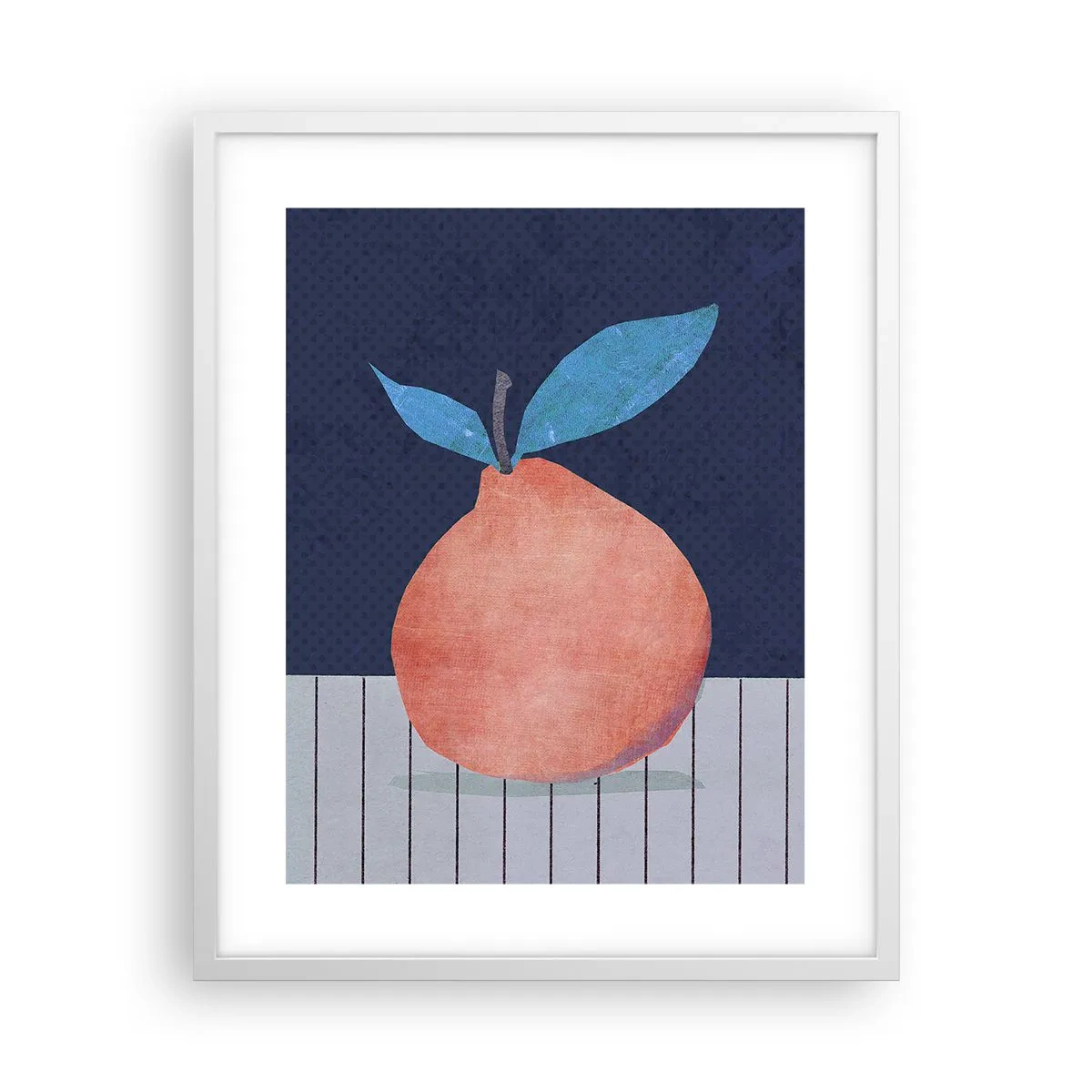 Poster in einem weißen Rahmen - Konvexität und Ebene - 40x50 cm