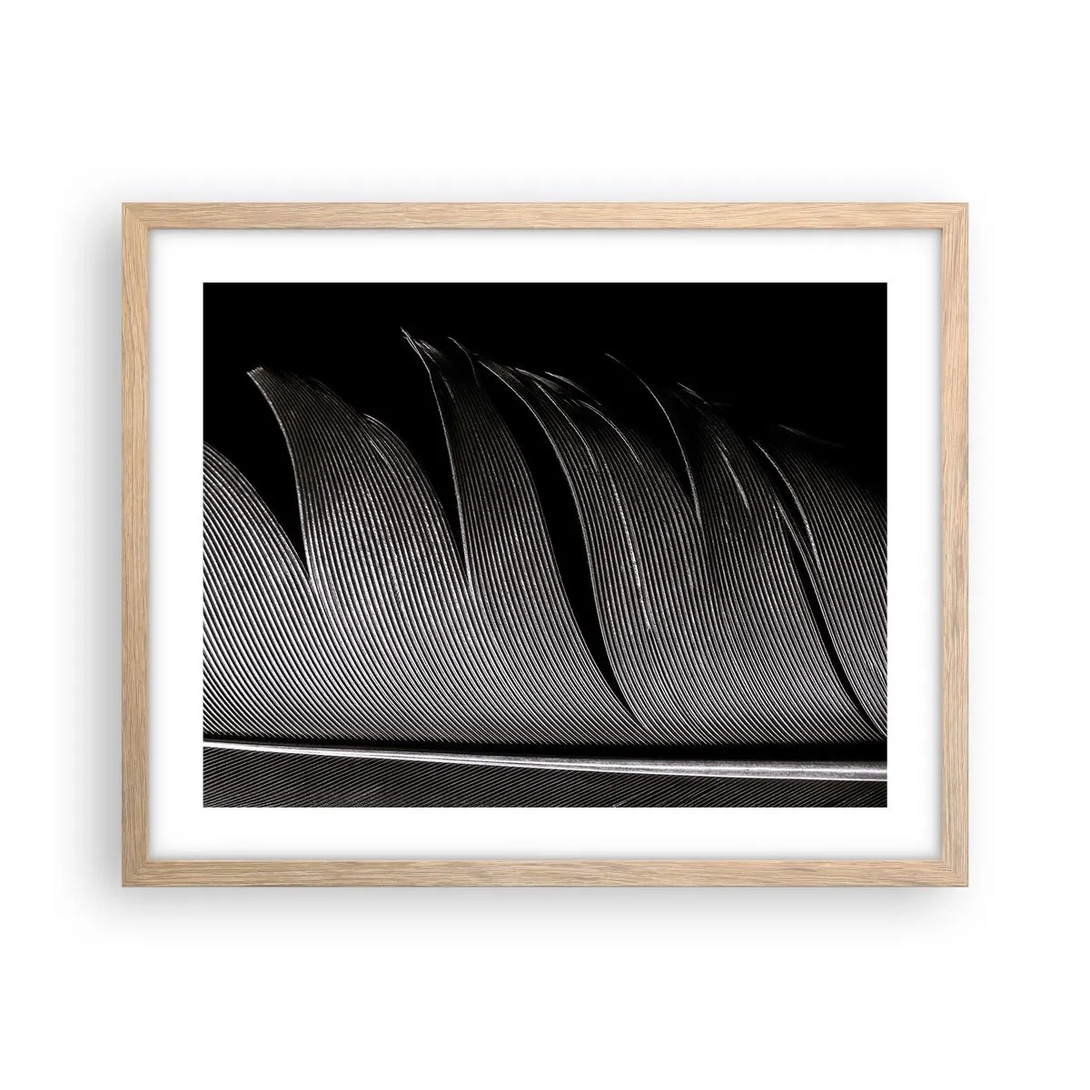 Poster in einem Rahmen aus heller Eiche - Stift – ein wunderbares Design - 50x40 cm