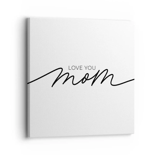 Bild auf Leinwand - Leinwandbild - Große Emotionen - 30x30 cm