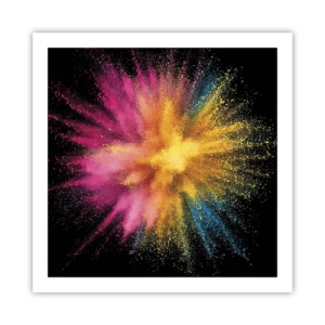 Poster - Die Geburt der Farben - 60x60 cm