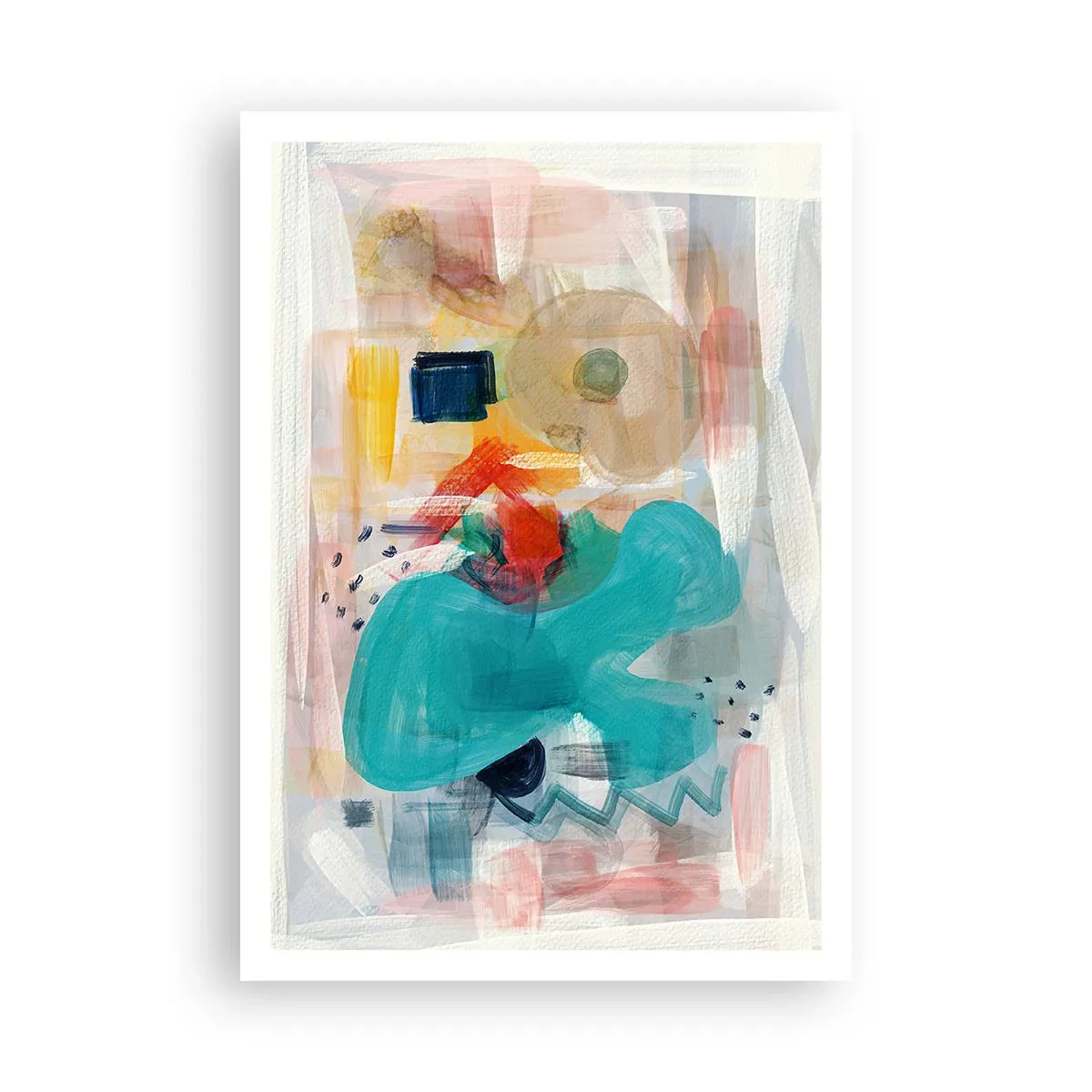 Poster - Buntes Spiel - 70x100 cm