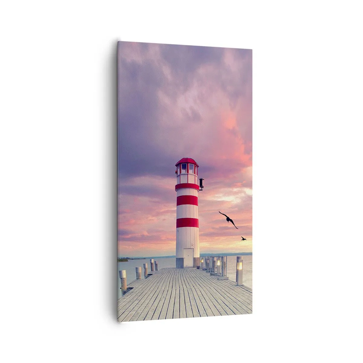 Bild auf Leinwand - Leinwandbild - Es ist Zeit zum Hafen zu gehen - 65x120 cm