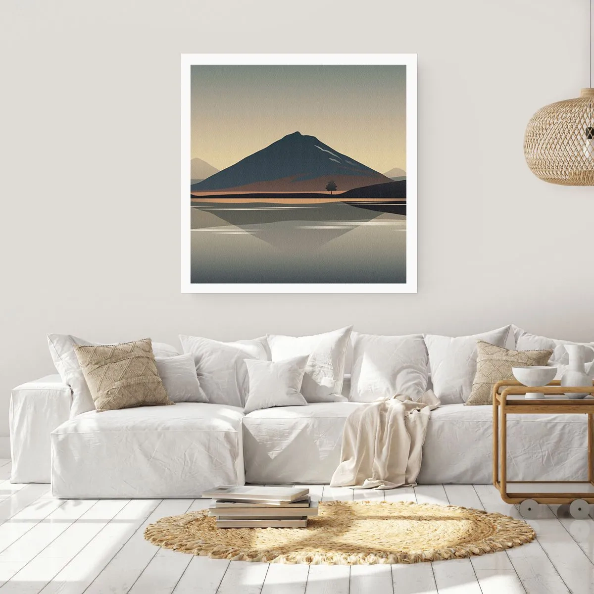 Poster - Spiegelreflexion - 60x60 cm