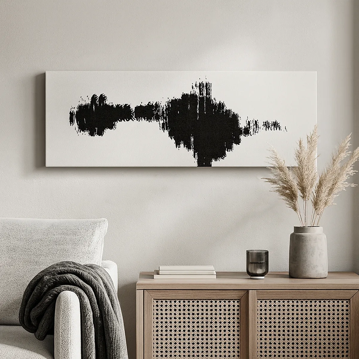 Bild auf Leinwand - Leinwandbild - Schwingungen der Fantasie - 30x30 cm