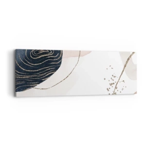 Bild auf Leinwand - Leinwandbild - Alles fließt - 90x30 cm