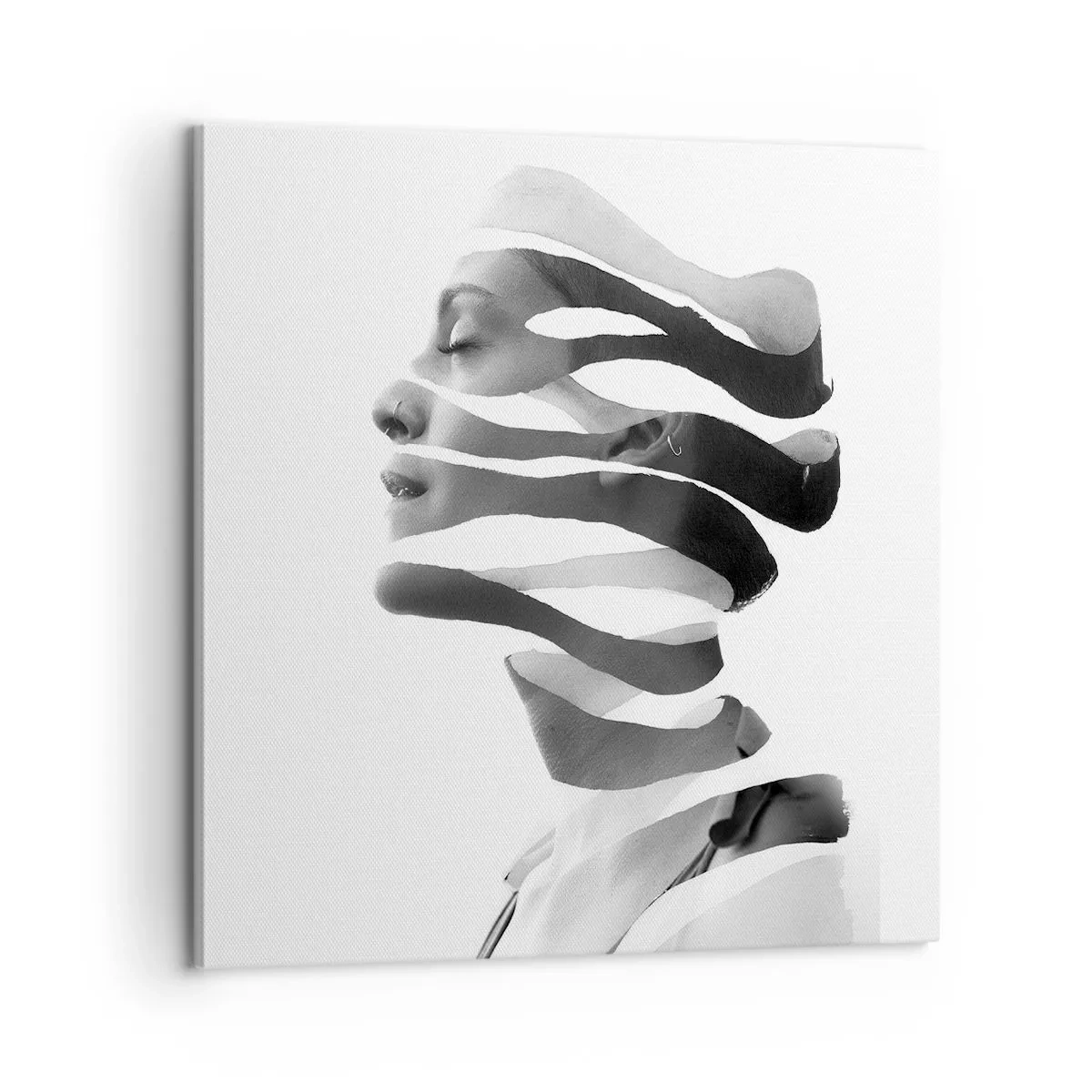 Bild auf Leinwand - Leinwandbild - Surreales Porträt - 60x60 cm