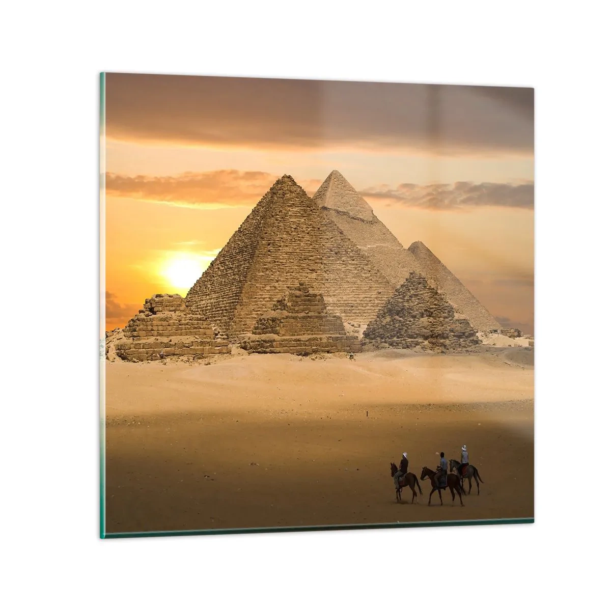 Glasbild - Bild auf glas - Seit Tausenden von Jahren keine Veränderung - 40x40 cm