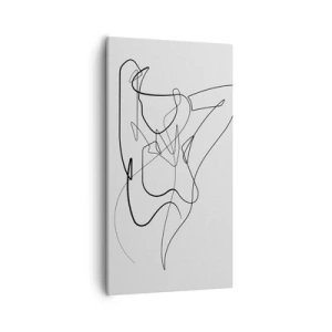 Bild auf Leinwand - Leinwandbild - So, wie du wirklich bist ... - 55x100 cm