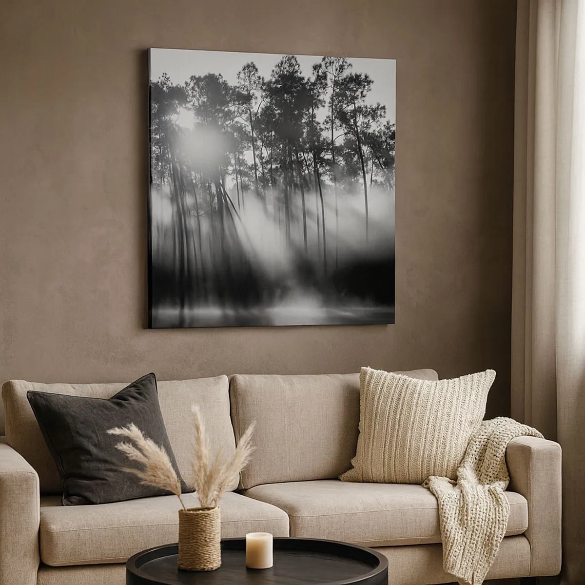 Bild auf Leinwand - Leinwandbild - Unaufhaltsame Sonne - 30x30 cm