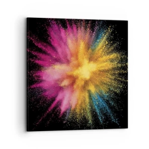 Bild auf Leinwand - Leinwandbild - Die Geburt der Farben - 70x70 cm