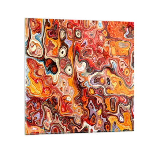 Glasbild - Bild auf glas - Wenn die Nüsse in Honig geschmolzen sind - 50x50 cm