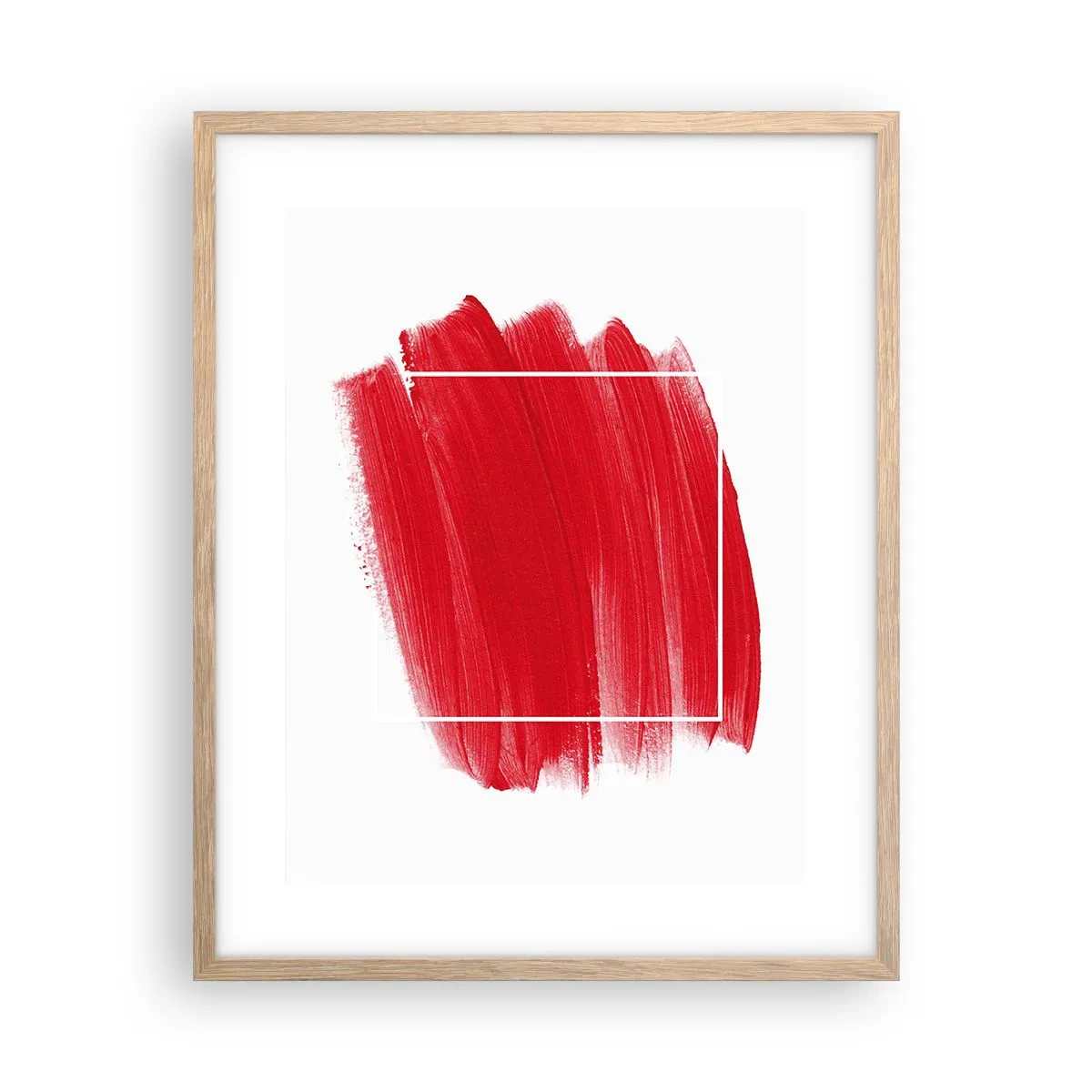 Poster in einem Rahmen aus heller Eiche - Aus dem Rahmen - 40x50 cm