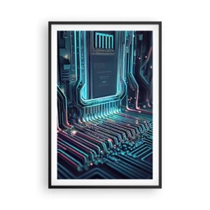 Poster in einem schwarzem Rahmen - Ich denke nur… - 61x91 cm