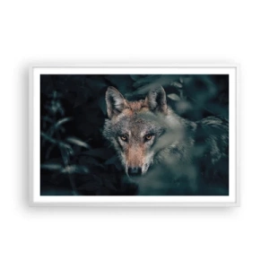 Poster in einem weißen Rahmen - Jäger - 91x61 cm