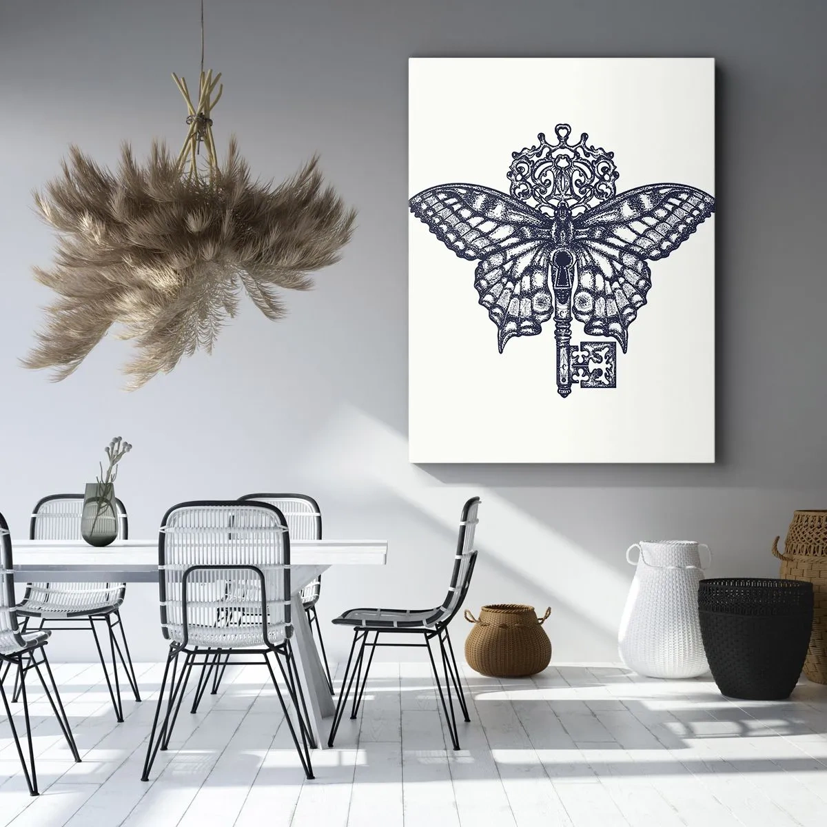 Bild auf Leinwand - Leinwandbild - Alle Geheimnisse des Herzens - 55x100 cm