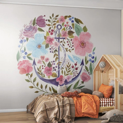 Fototapete Standard Eco - Guter Traum eines Seemanns - Anker, Boho, Strand - 450x315 cm