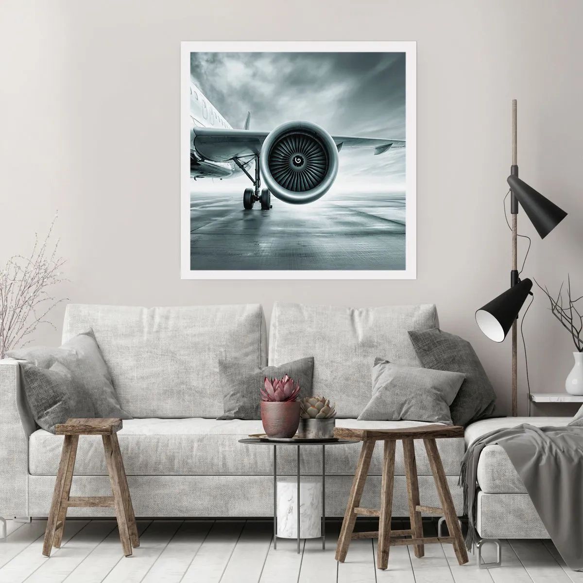 Poster - Die Macht ist da! - 60x60 cm