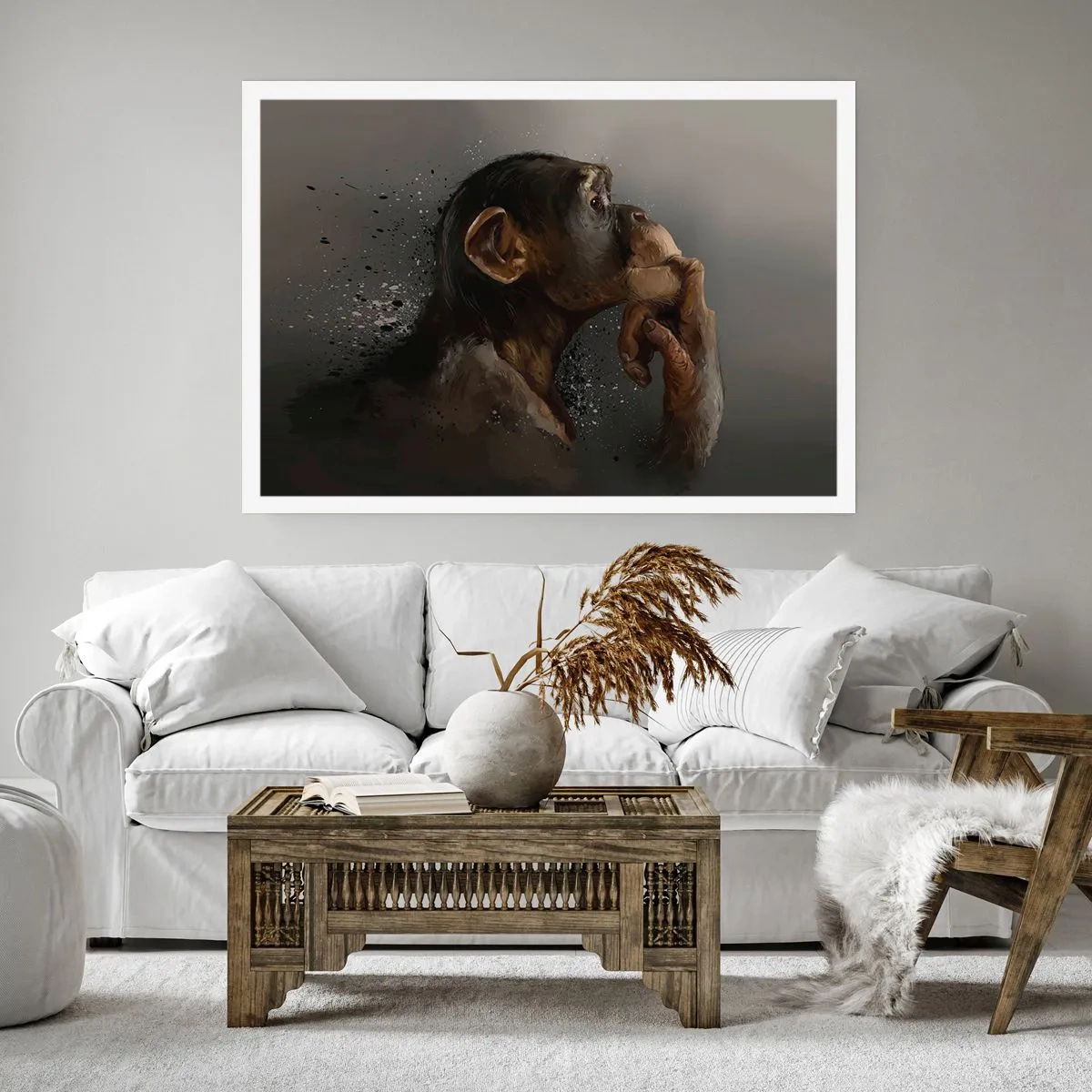 Poster - Sicherlich ein Denker - 40x30 cm