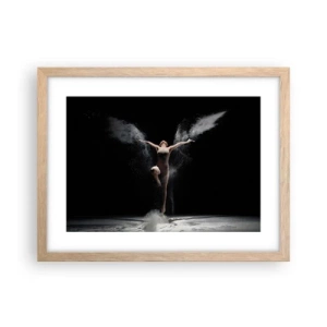 Poster in einem Rahmen aus heller Eiche - Elfen existieren - 40x30 cm