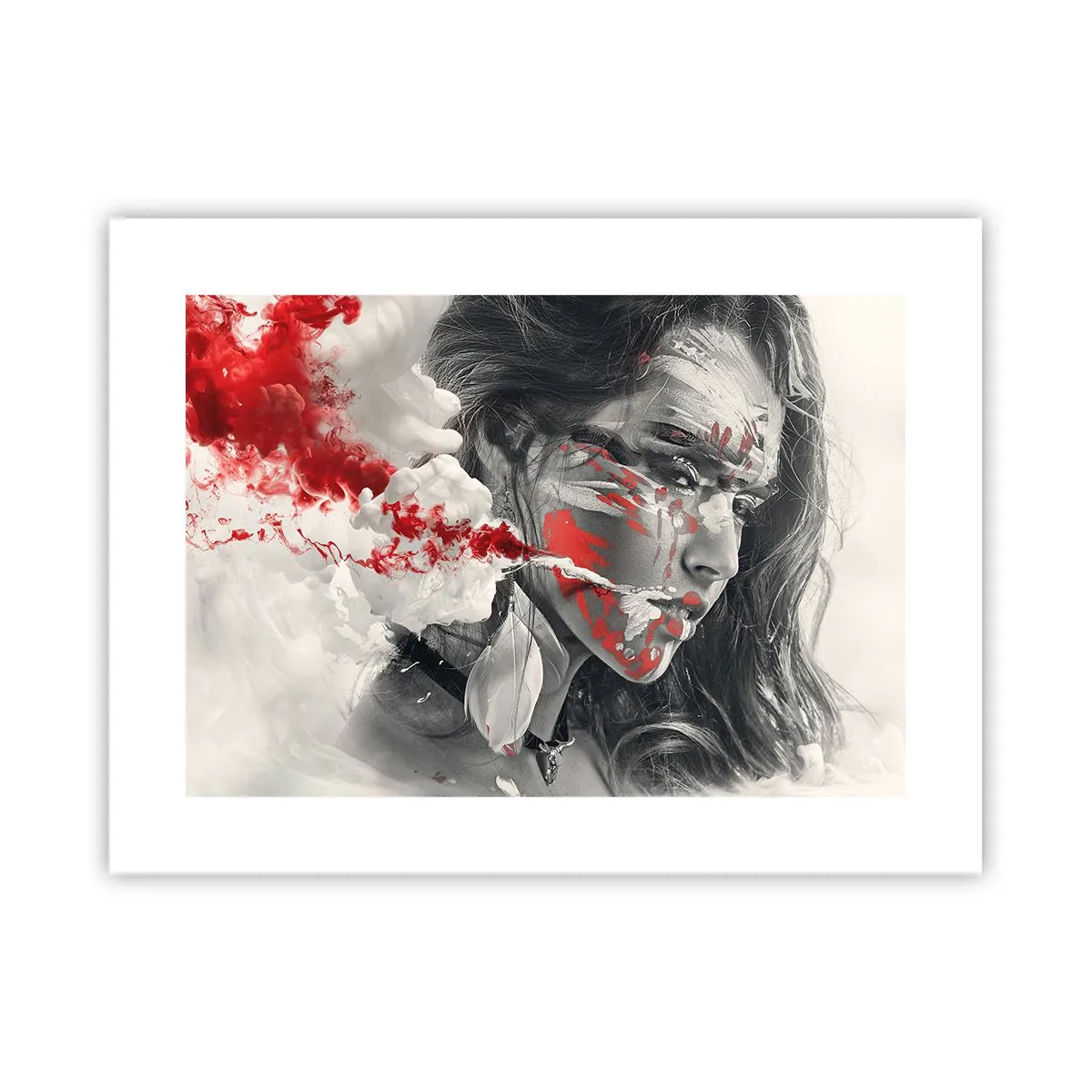 Poster - Im Dunst der Absurdität - 40x30 cm