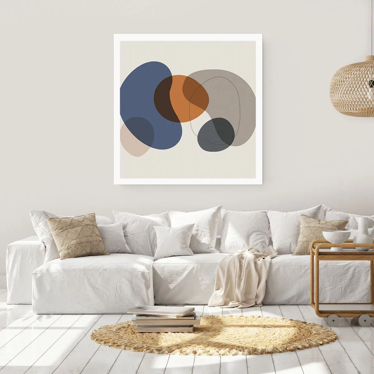 Poster - Farbtropfen - 30x30 cm