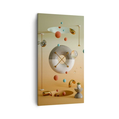 Bild auf Leinwand - Leinwandbild - Alles kann passieren - 45x80 cm