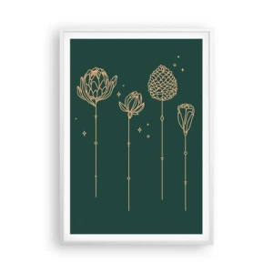 Poster in einem weißen Rahmen - Familie ZIÓŁkowski - 70x100 cm