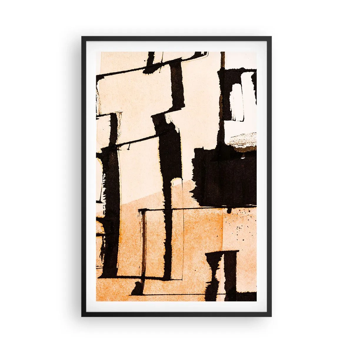 Poster in einem schwarzem Rahmen - Also doch Ordnung - 61x91 cm
