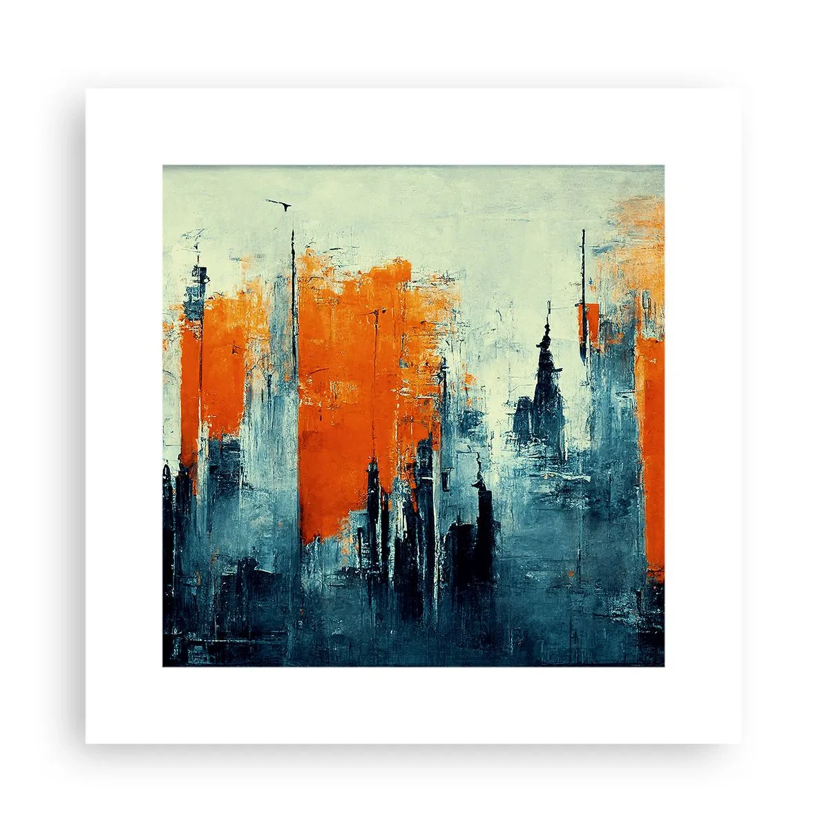 Poster - Moderne Landschaft - 30x30 cm
