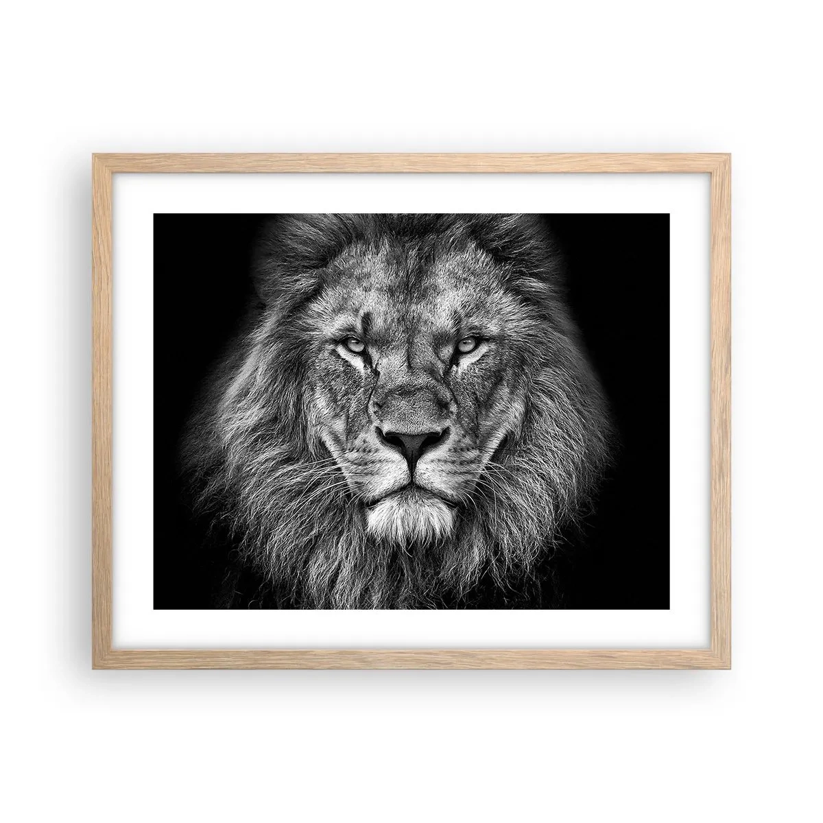 Poster in einem Rahmen aus heller Eiche - Im Krönungsgewand - 50x40 cm