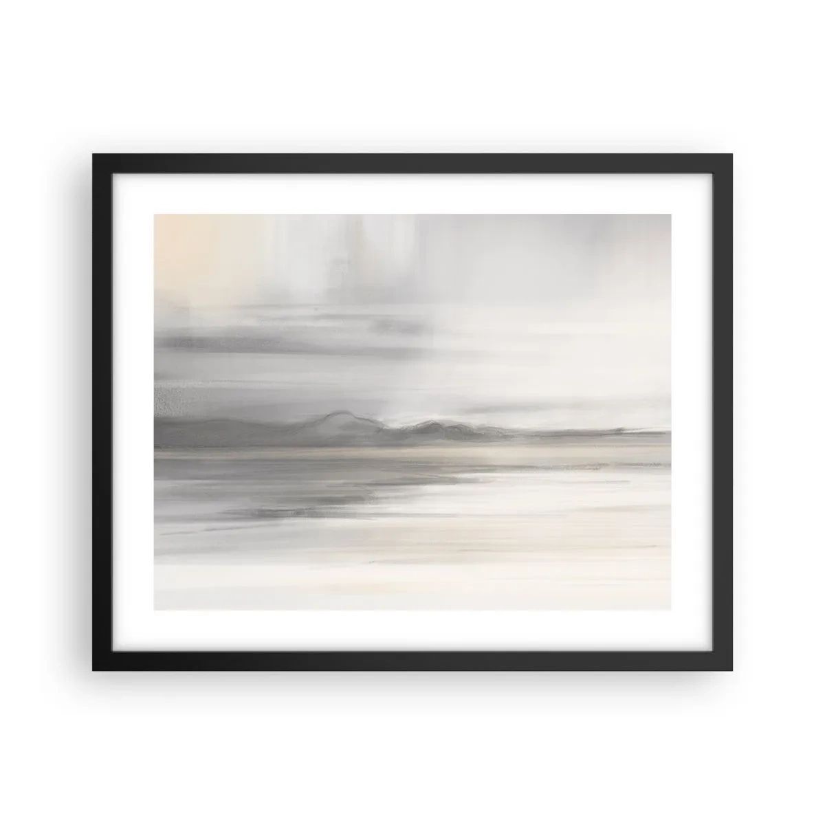 Poster in einem schwarzem Rahmen - Nachdenkliche Distanz - 50x40 cm
