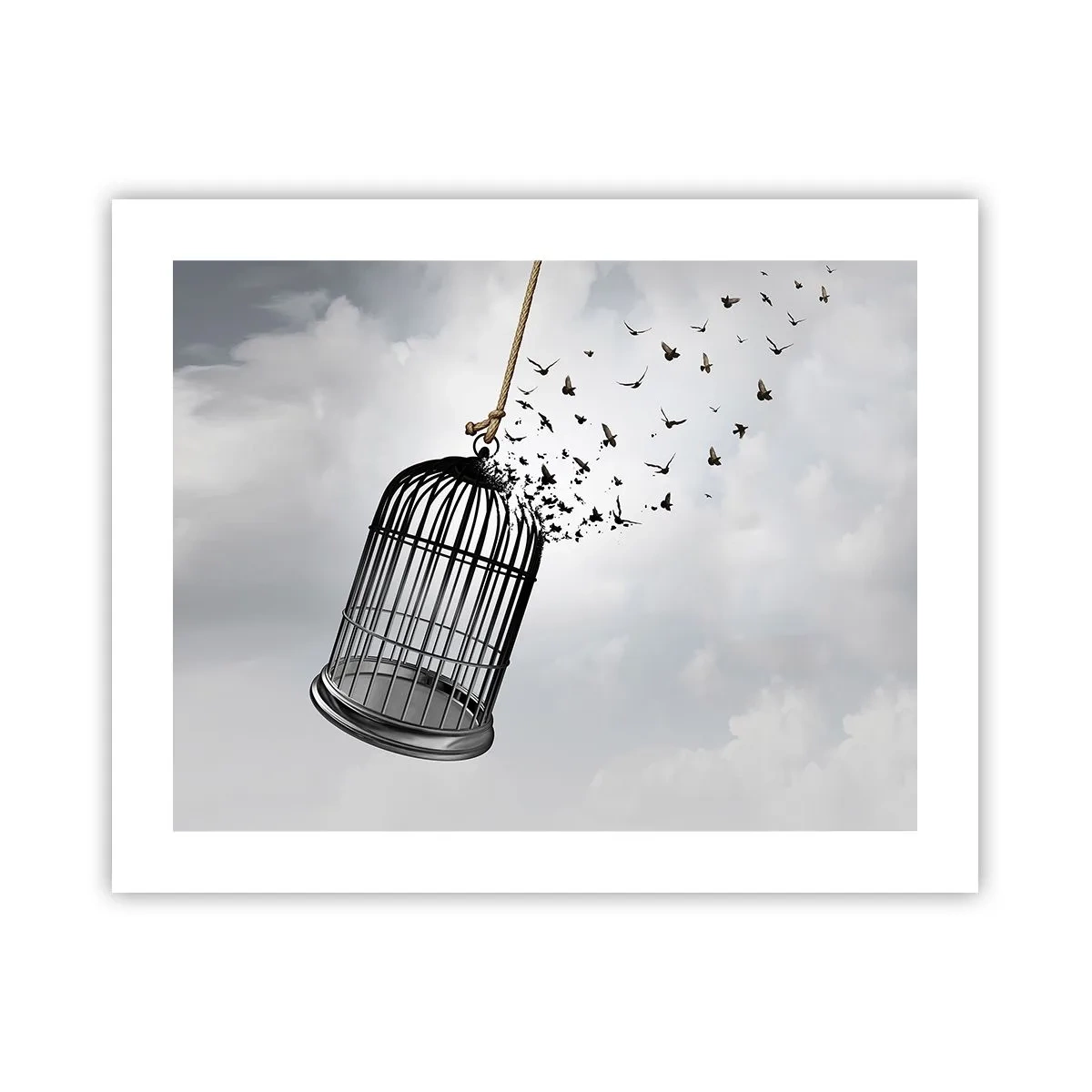 Poster - Glaube ... Hoffnung ... Freiheit! - 50x40 cm